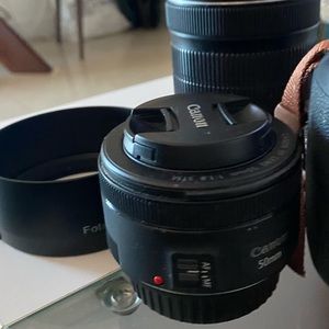50mm f/1.8 canon lens